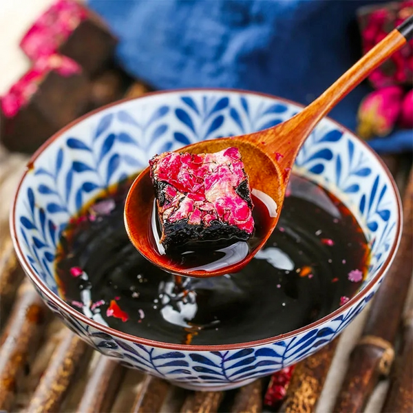 500g Brown Sugar Rose Ginger Tea 云南黑糖块单独小包装纯老手工调理土红糖正品气血红糖姜茶