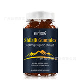 100% Vegan Organic Shilajit Gummies Cognitive Energy Support 60 Count