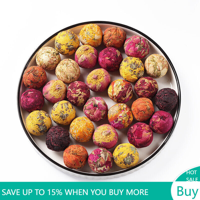 500g 10 Kinds Chinese Mix Blooming Tea Balls Flowers Flowering Tea Buds Main image