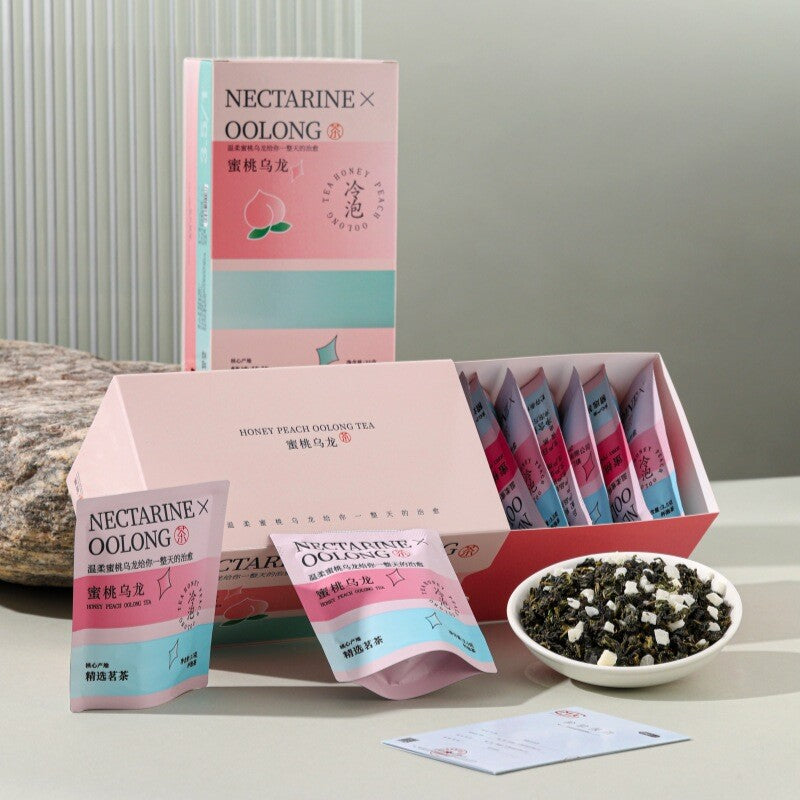 Pfirsich Würfel Fruchtiger Tee Pfirsich Oolong Teebeutel Unabhängig 35g