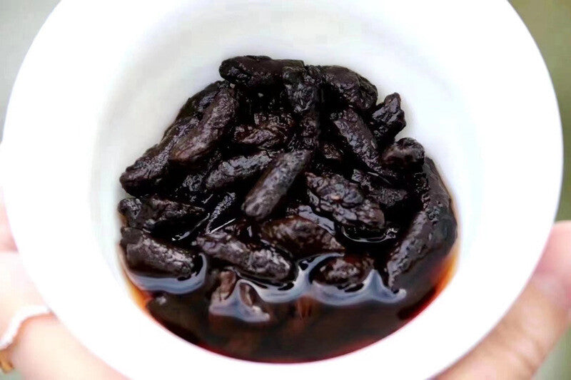 Puerh Tea Ancient Tree Broken Silver Tea Glutinous Rice Fragrance Ripe Tea 500g