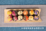 500gYunnan Puerh Tea,Handmade Raw Tea Dragon Balls Flower Tea Balls Dragon Balls
