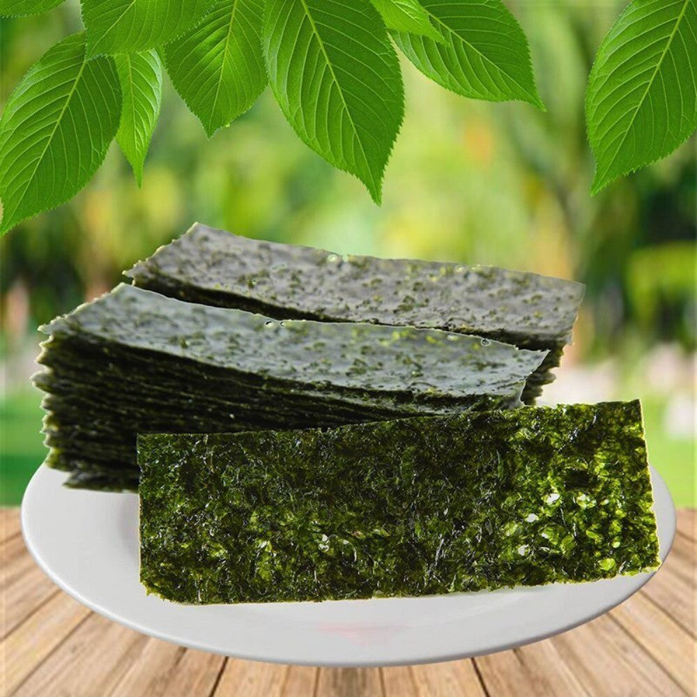 100pcs Roasted Seasoned Seaweed Snack Korean Salt Flavor Thai Style Secondary image