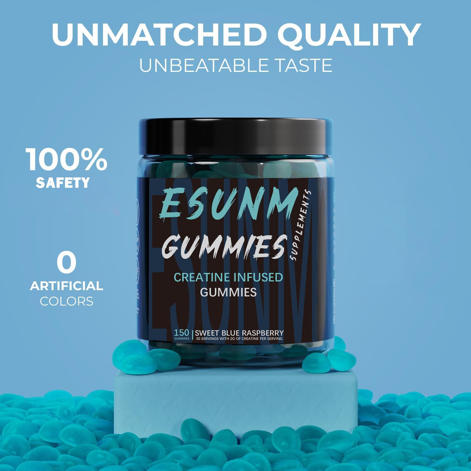 Bestseller - Kreatin-Gummis, 150 Stück - Muskelunterstützung und Energieschub