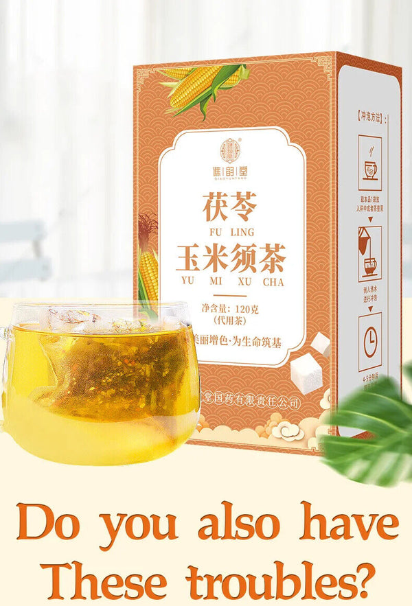 Poria Cocos Corn Whisker Tea Healthy Herb Tea Bag 120g