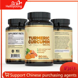 Boost immunity 100%Pure Turmeric Curcumin with Bioperine Health Care