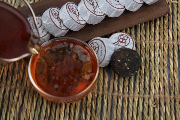 Yunnan Sticky Rice Flavor Mini Puer Tuocha Puer Tea Fermented Flavored Loose Tea