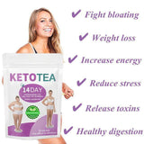 Green Herbal detox fit keto tea 100% Pure Natural 14 Days Weight Loss Slimming