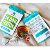 Detox & Fat Burn Teatox for a Flat Tummy Organic 14-Day Slimming Tea
