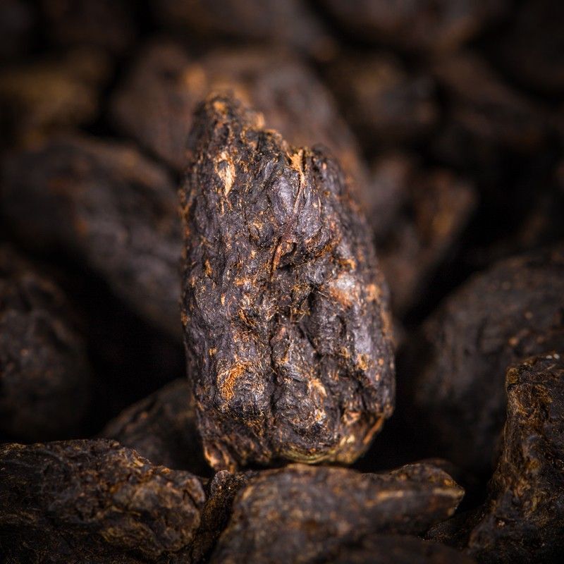 Yunnan Ancient Tree Puerh Crushed Silver Ripe Tea Glutinous Rice Fragrance 500g