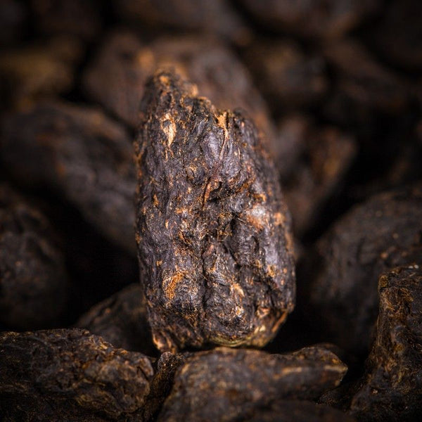 Yunnan Ancient Tree Puerh Crushed Silver Ripe Tea Glutinous Rice Fragrance 500g