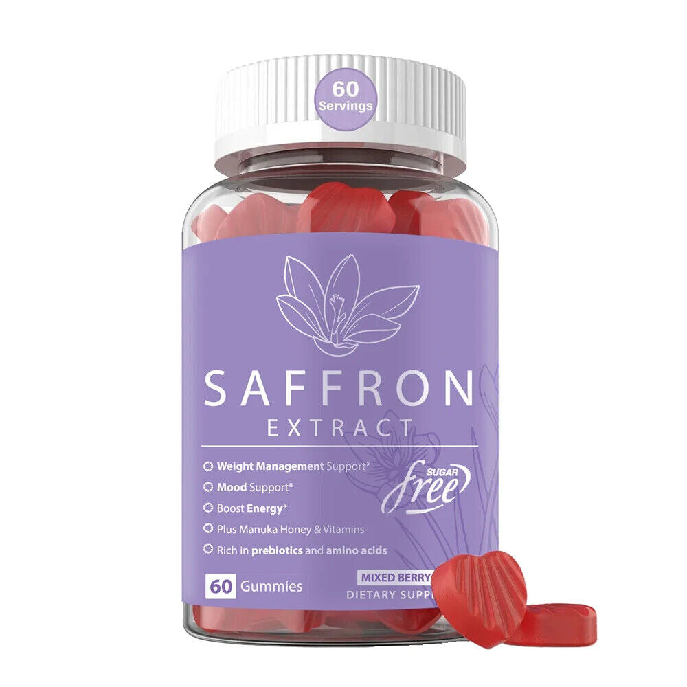Saffron Gummies Sugar Free Rhodiola Rosea Saffron Extract Gummy Main image