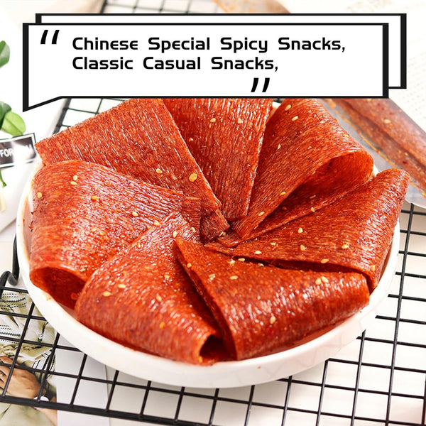 Spicy Strip Small Gluten Latiao Snack Food - Chinese Special Vegan Spicy Flavour
