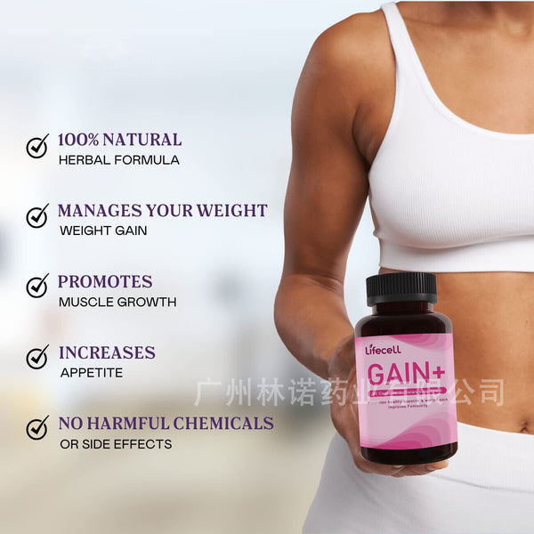 Women Weight Gain Butt & Breast Enhancer - 90 Capsules