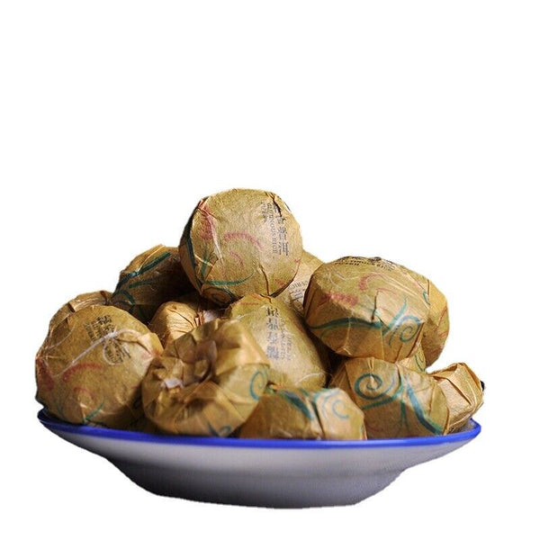 Mini Tuo Tea Yunnan Puerh Tea Glutinous Fragrance Ripe Tuo Tea 500g/1.1lb