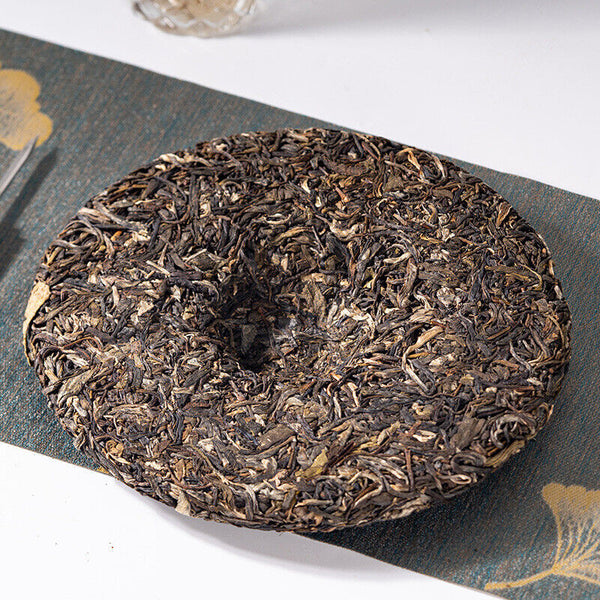 Yunnan Puerh Tea Puerh Raw Tea Ban Zhang Puerh Raw Cake Puerh Tea 357g/12.59oz