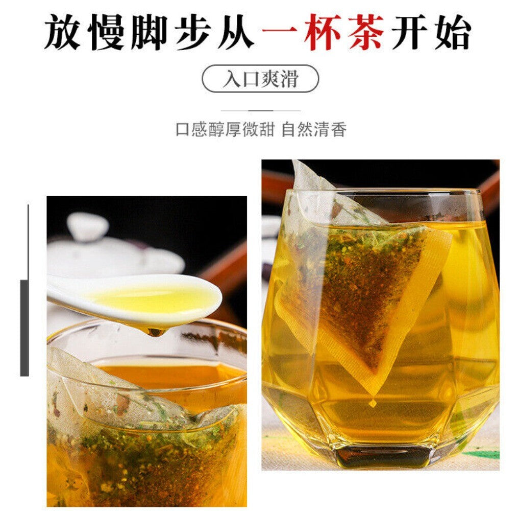 Mint Mulberry Herbal Tea with Hawthorn Poria Natural Three Cleansing Blend