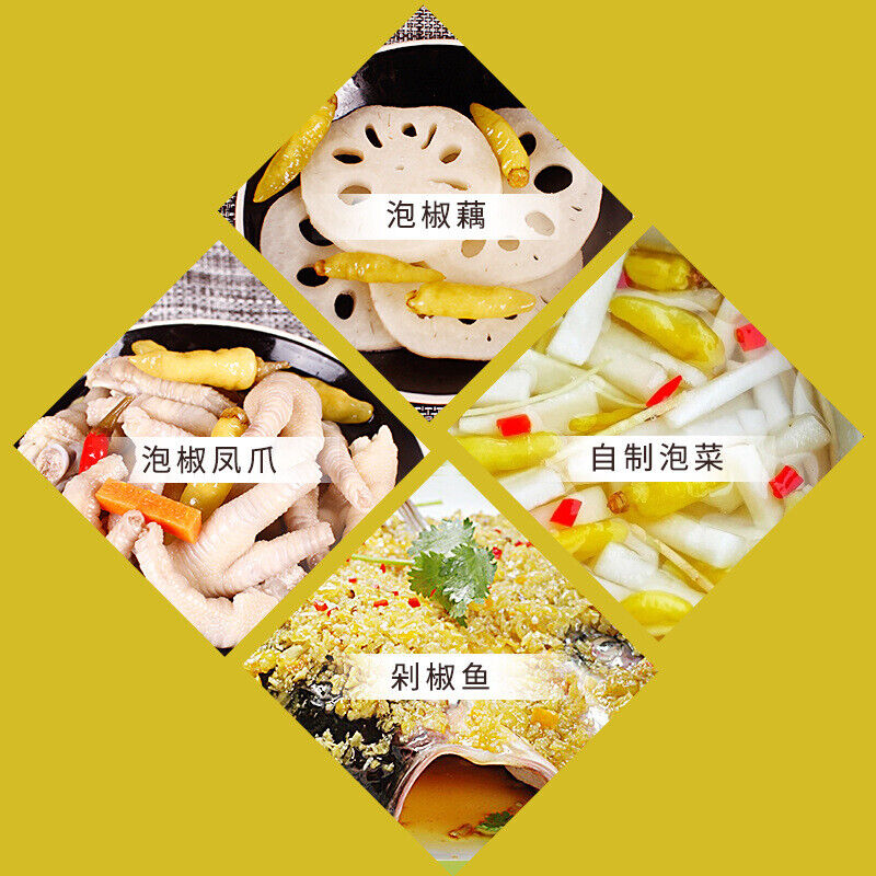 Yunnan Pickled Chili Peppers and Pickled Chicken Feet Bulk Pack