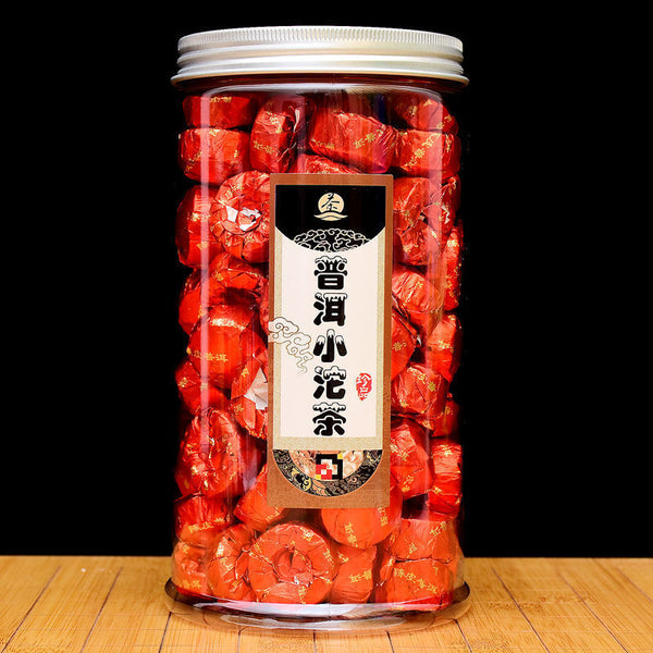 Pu'er Ripe Tea Mini Tuocha Glutinous Rice Flavor Yunnan Menghai Tangerine Peel