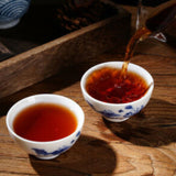400g Lincang Yinhao YUNNAN CHITSU PINGCHA Yuancha Gongting Ripe Puer Tea