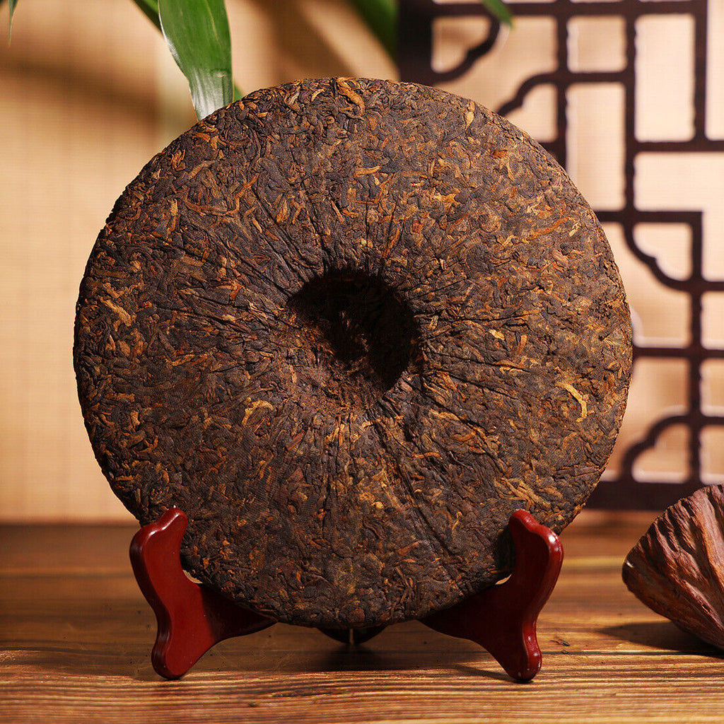 Palace Golden Sprout Pu'er Ripe Tea Pu'er Tea Seven Seed Cake Tea Chenxiang 357g