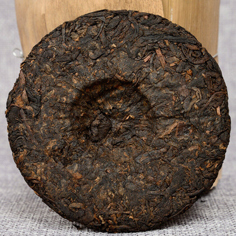 Yunnan Pu-Erh Tea Cooked Tea Cake Bailing Golden Bud Cooked Cake 100g/3.52oz