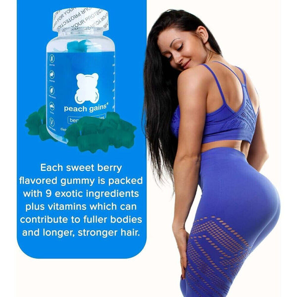 TOP Support and Peach Gains Gummies  Women's Support Supplement Multivitamins