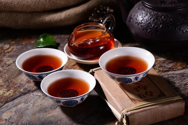 250g Old Pu-erh Tea Cooked Puer Tea Brick Brown Fragrant Brick Menghai Puerh Tea