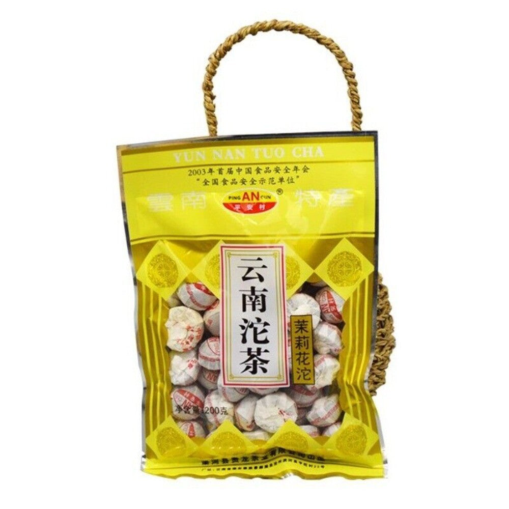 Yunnan Lianghe Jasmine Pu-erh Mini Tuo Tea 200g Hui Long Region Fragrant Main image