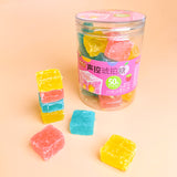150g Individually Wrapped Amber Candy Soft Gummies Mixed Fruit Flavors