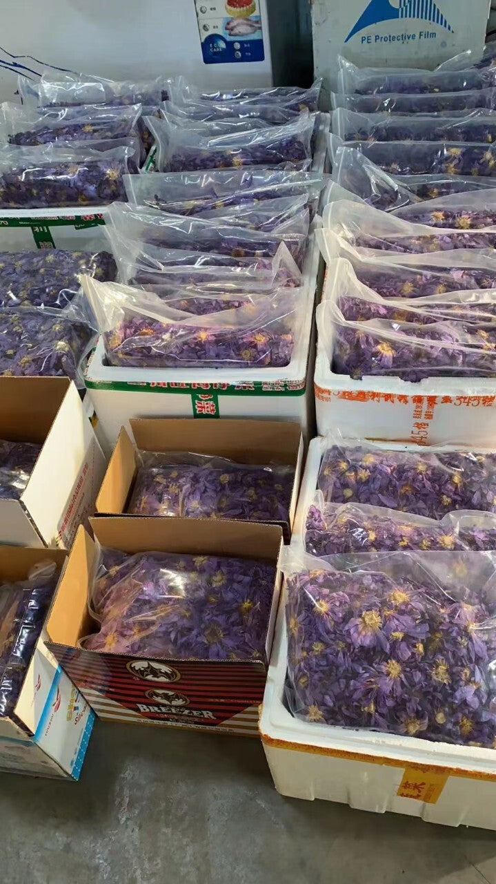 Beauty and Relaxation Lotus Flower Tea New Harvest Blue Lotus Dried Flowers