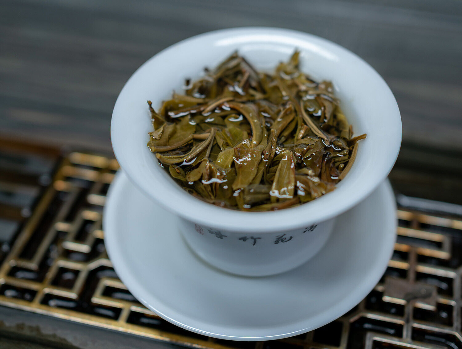 357g Old Banzhang Puerh Raw Tea Cake Yunnan Ancient Puerh Seven Seed Cake Tea