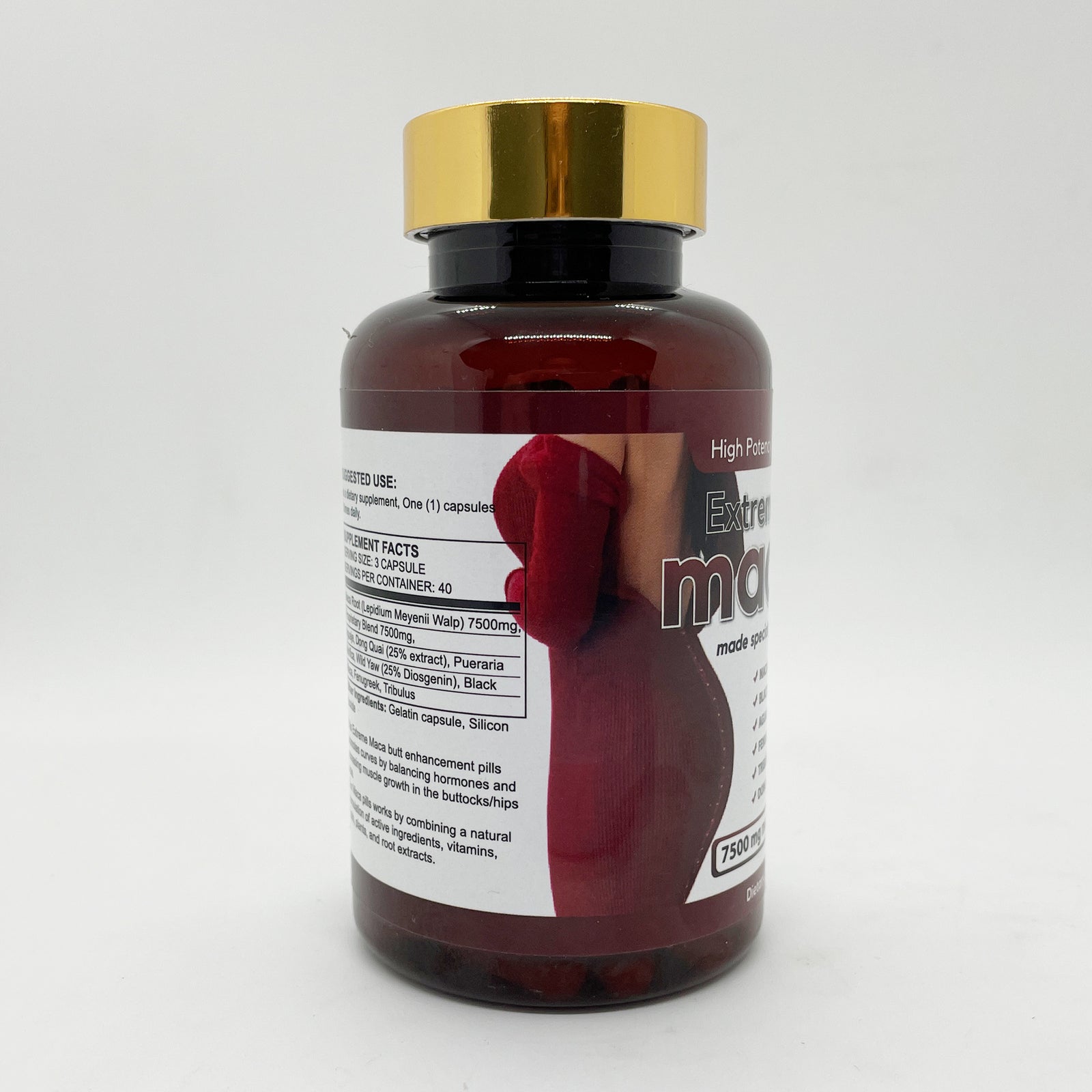 Ultimate Maca Buttock Butt Enhancement Pills 120