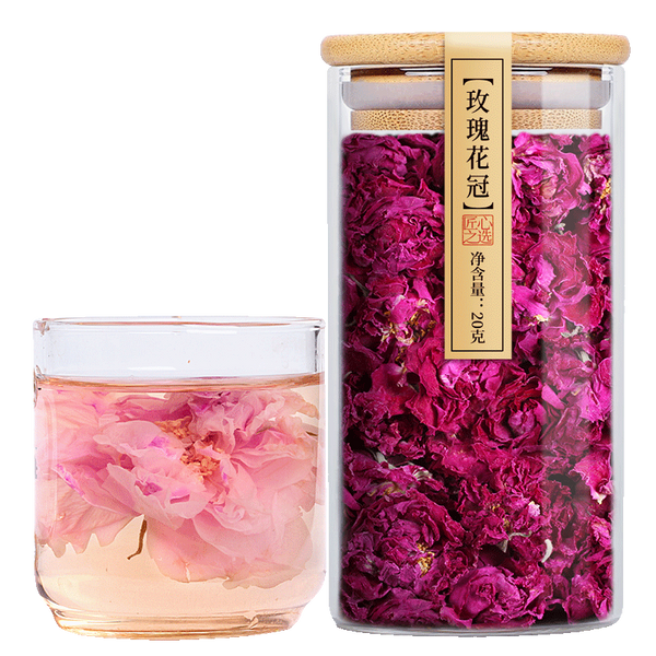 Dried Flower Rose Tea Large Rose Corolla Double Dried Rose Petals Health Tea