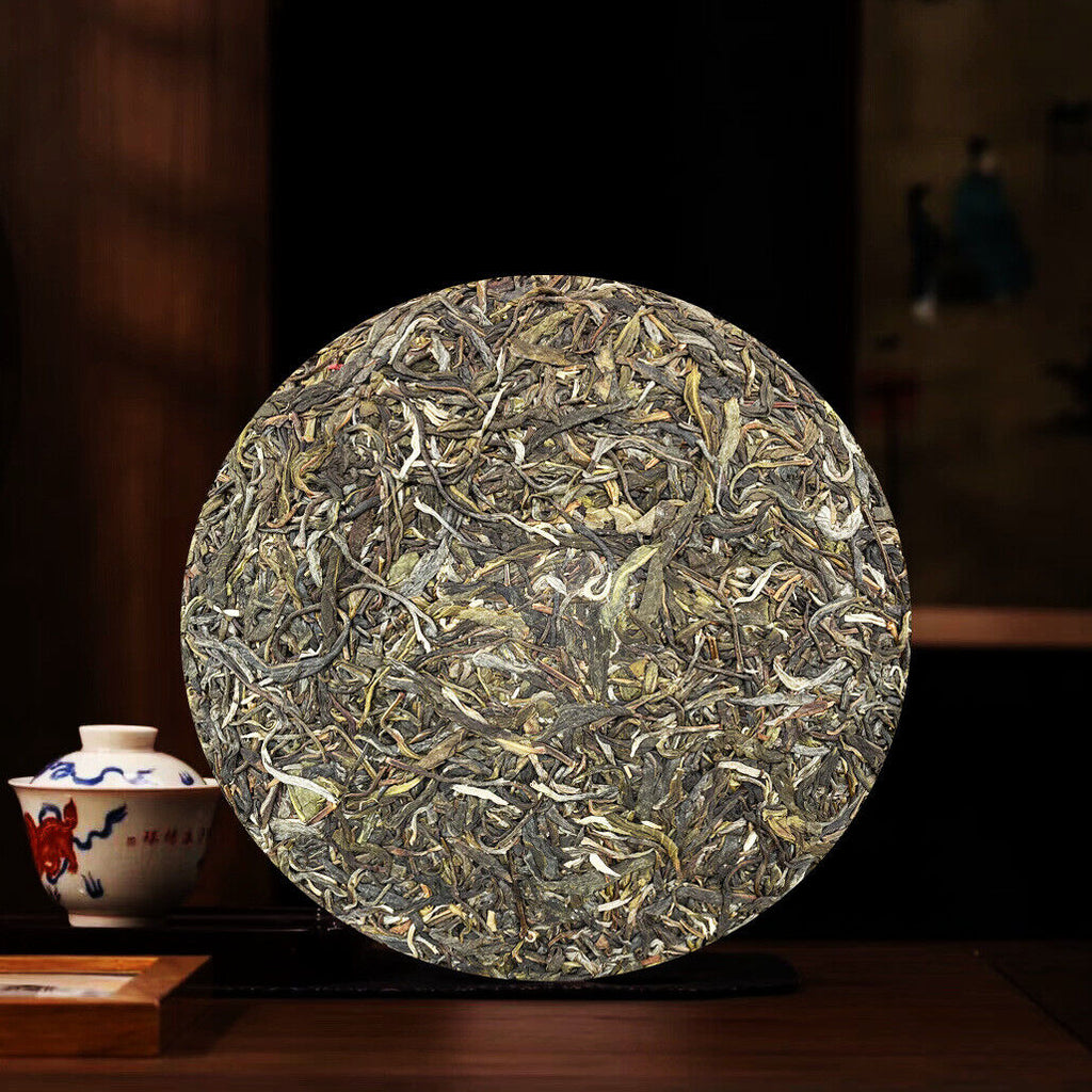 Yunnan Ancient Tree Pure Material Pu'er Raw Tea Man Song Tea Cake 357g/12.59oz