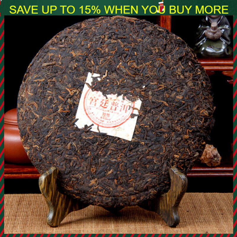 357g Yunnan Palace Pu'er Tea Menghai Puerh Ripe Tea Cake Organic Black Tea Main image