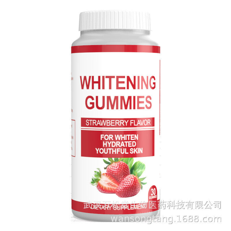 Whitening Gummies Slimming Candy Strawberry Flavor 3g*30 capsules