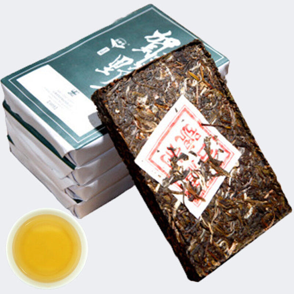 200g Spring Raw Puer Tea Brick Wild Trees Pu-erh Tea Yunnan Natural Green Tea 普洱