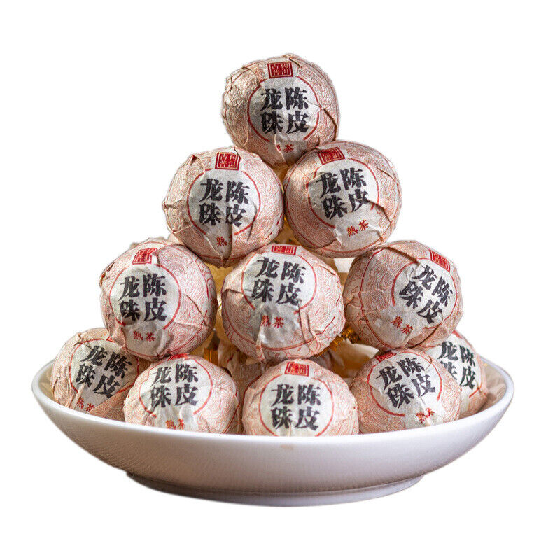 500g Yunnan Pu'er Tea Tangerine Peel Dragon Beads Xiao Tuo Old Ripe Tea Bulk Main image