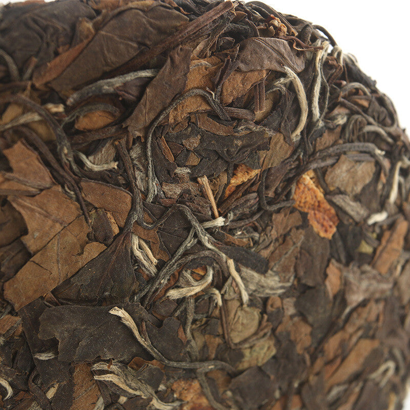 厂家直销2014年福鼎白茶陈皮寿眉茶饼高山日晒茶叶批发350g Secondary image