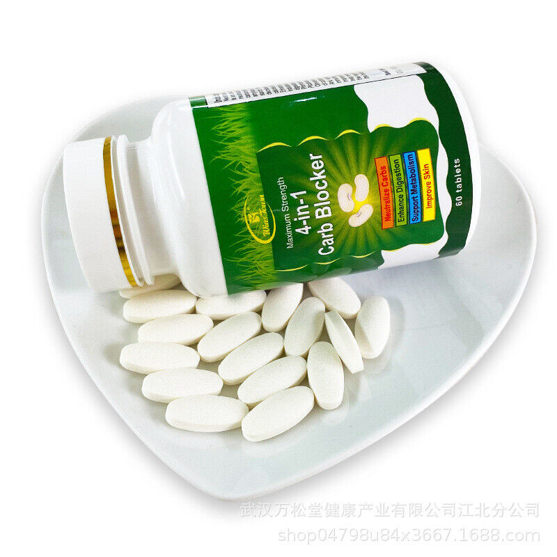 Carb Blocker Pill 60tablets Weight Loss Fat Naturally Safe Tablet 60 Tablets