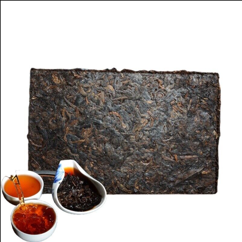 Yunnan Pu'er Tea Cooked Tea Brick Tea Yiwu Ancient Tea Brick 250g/8.8oz