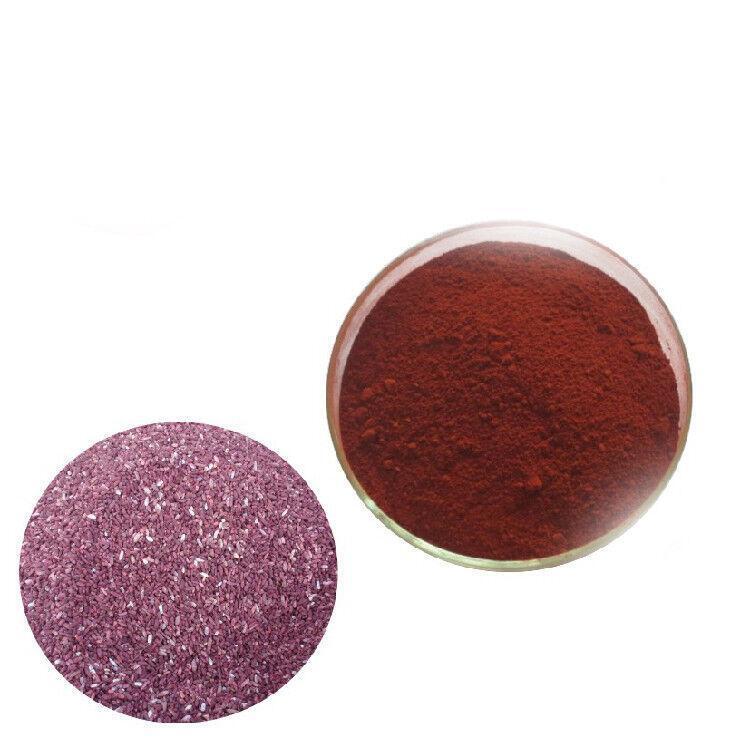 100g organic red yeast rice 10:1 extraction powder, high-quality and pure Main image