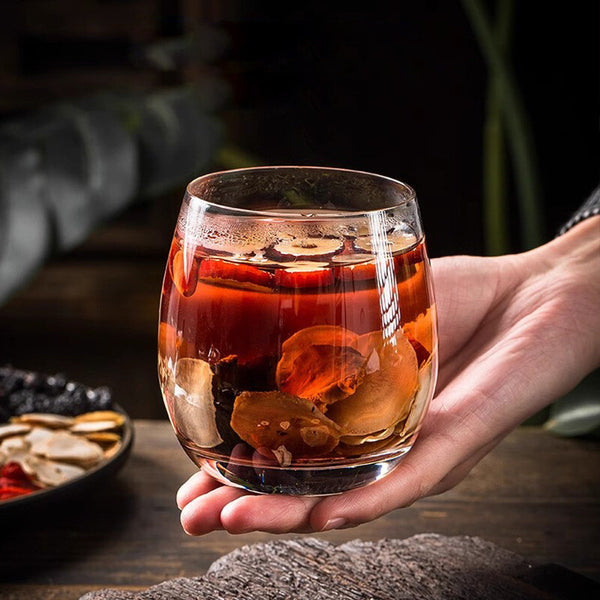 Herbal Tea with Ginseng Goji Berries Cordyceps Maca Eucommia and Epimedium