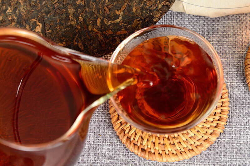 Yunnan Puerh Tea Cake 357g Ripe Puerh Tea Cake Ancient Tree Tea Cake