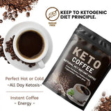 KETO Coffee Fitness Instant Solid Drink Ketogenic Black Coffee 100g