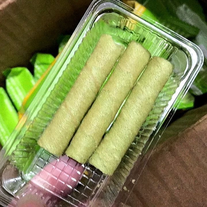 Avocado Egg Roll with Banana Filling Snack Perfect for Office or Dorm