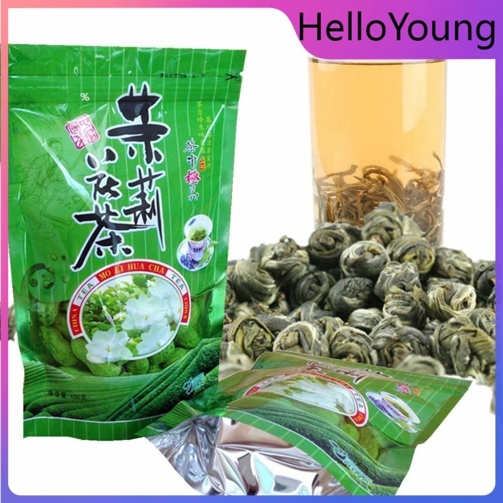 100g New Jasmine Pearl Organic Green Tea Premium Jasmine Flower Tea Fragrant Tea Main image