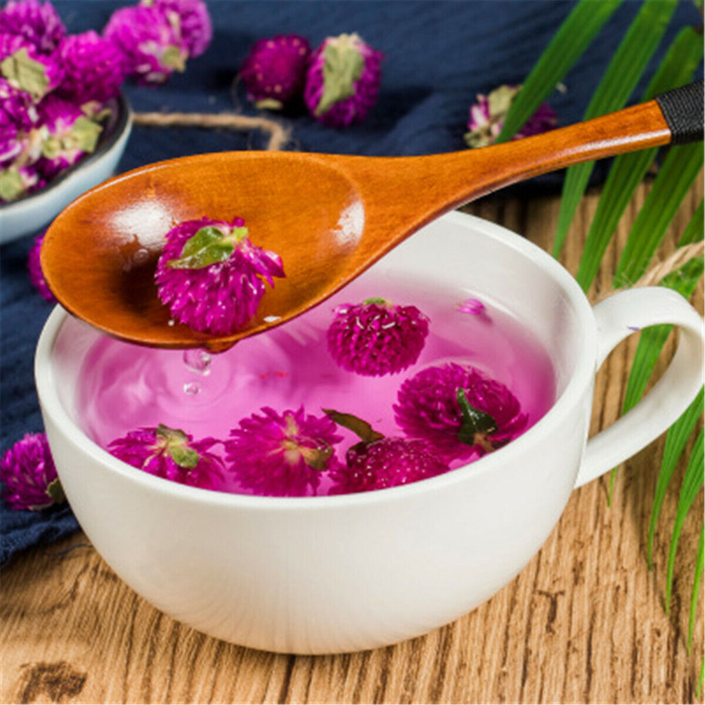 Weißer Tee Gomphrena Globosa Flower Tea Blumentee Kräutertee Drink Food