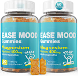 Magnesium Glycinate Gummiesease mood gummy fruit flavored gummies 60 capsules